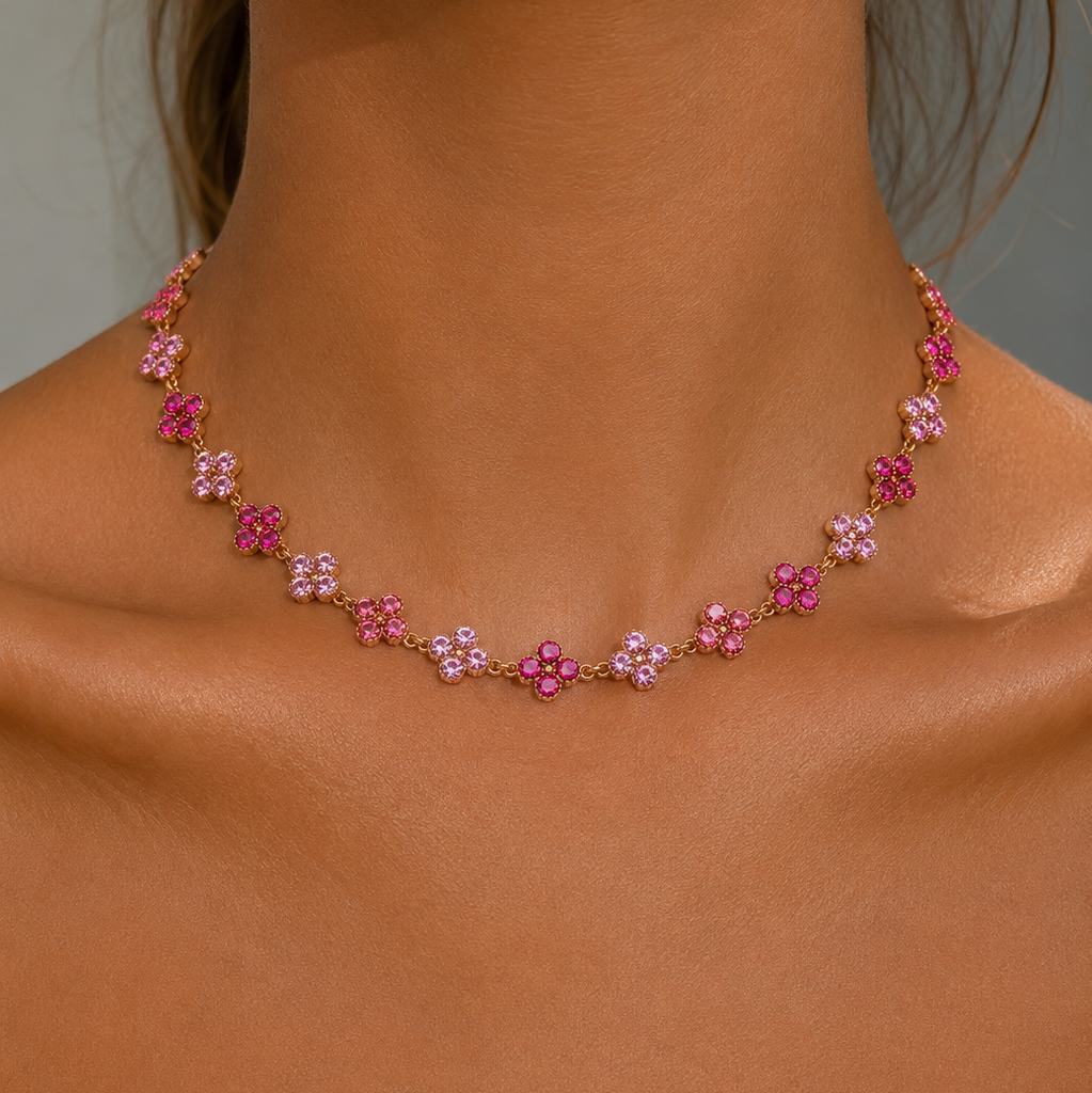 Solène Rose Necklace